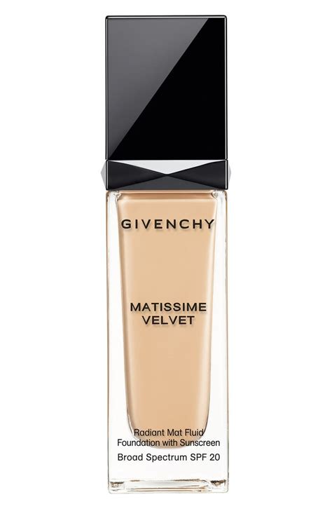 givenchy matissime velvet radiant matifying fluid foundation review|Matissime Velvet Radiant Mattifying Fluid Foundation SPF 20.